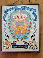 Keramiek wand bordje, Ophalen