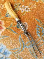 Origineel antiek vleesmes en vork uit Engeland uit 1900., Ophalen of Verzenden