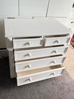 Witte commode met lades, Ophalen, Gebruikt, 50 tot 100 cm, Met lade(s)