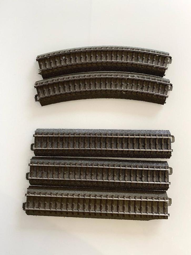 HO Marklin C-rails 24188 & 24130 (660), Hobby en Vrije tijd, Modeltreinen | H0, Gebruikt, Rails, Wisselstroom, Märklin, Ophalen of Verzenden