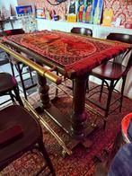 Bartafel messing statafel Leiden pokertafel Amsterdam café, Ophalen, Gebruikt