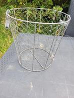 House of Seasons mand sun D 30 H 30 cm grijs, metaal, Overige materialen, Mand, ., Rond