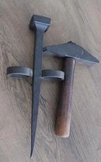 Antieke haarhamer en haarspit, Ophalen of Verzenden