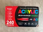 Guangna 240 acrylmarkers, Ophalen of Verzenden, Gebruikt, Potlood of Stift