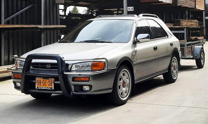 Subaru Impreza 2.0 GL Plus AWD AUT 2000 Grijs, Auto's, Subaru, Particulier, Impreza, 4x4, Airbags, Airconditioning, Centrale vergrendeling