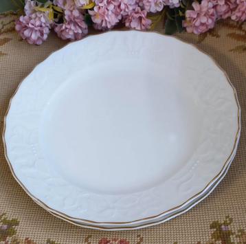 Set van 2 brocante dinerborden, Prinzess Gold, Bavaria  beschikbaar voor biedingen