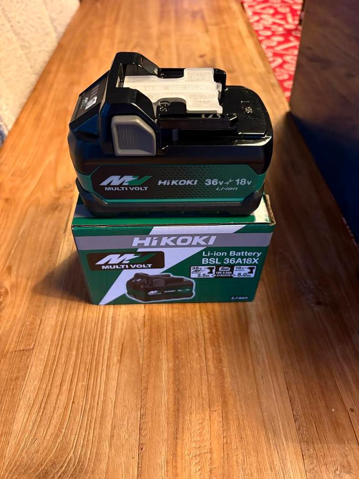 Hikoki Multivolt Accu BSL 36A18X - Nieuw in doos!, Doe-het-zelf en Verbouw, Gereedschap | Handgereedschap, Nieuw, Ophalen