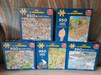 5x Jan van Haasteren Puzzels - 950 Stukjes, Ophalen of Verzenden, 500 t/m 1500 stukjes, Gebruikt, Legpuzzel