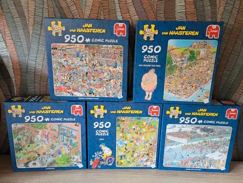 5x Jan van Haasteren Puzzels - 950 Stukjes, Hobby en Vrije tijd, Denksport en Puzzels, Gebruikt, Legpuzzel, 500 t/m 1500 stukjes