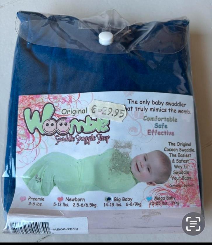 Woombie Bakerzak - Nieuw in verpakking!, Kinderen en Baby's, Dekens, Slaapzakjes en Inbakerproducten, Nieuw, Bakerzak of Bakerdoek