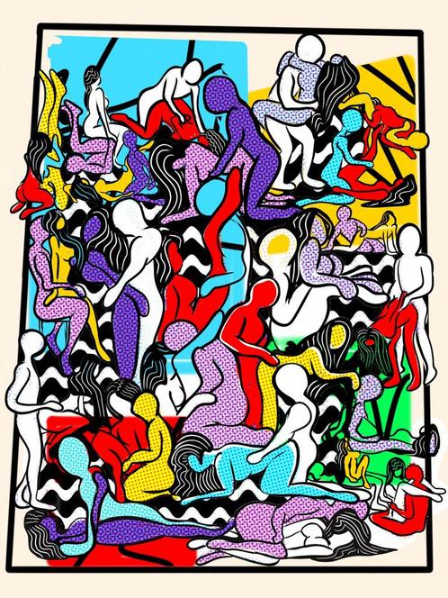 KamaSutra, Antiek en Kunst, Kunst | Litho's en Zeefdrukken, Ophalen of Verzenden