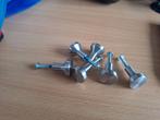 Kastknoppen Ikea Bagganas rvs - 8 stuks, Ophalen of Verzenden, Zo goed als nieuw, Rvs