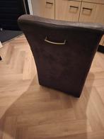 6x donkerblauwe kuipstoelen., Gebruikt, Blauw, Ophalen of Verzenden, Stof