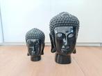 Boeddha/buddha hoofd zwart klein en groot, Ophalen, Zo goed als nieuw
