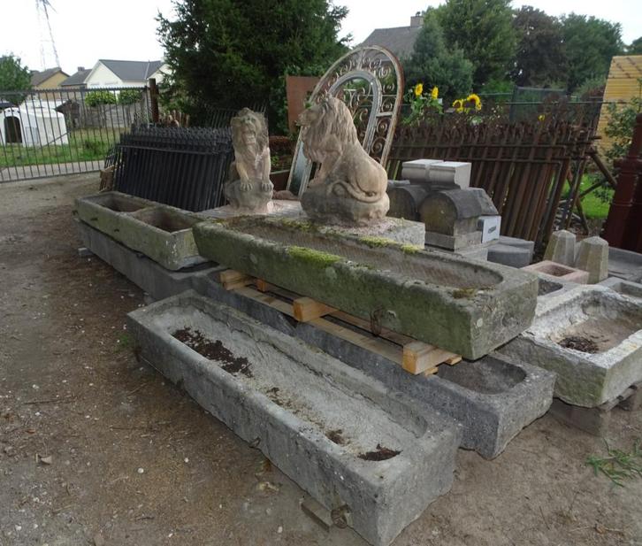oude arduinen troggen trog gootsteen wasbak, Antiek en Kunst, Curiosa en Brocante, Ophalen