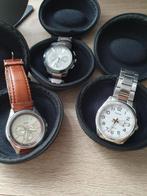 3 x Heren Horloges, Gebruikt, Staal, Verzenden, Polshorloge