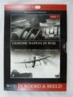 WOII: Geheime wapens in WWII/ Spionage (2 DVD) [520], Oorlog of Misdaad, Ophalen of Verzenden, Zo goed als nieuw