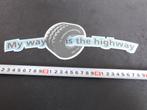 sticker RANDSTAD transportdiensten My way is the highway, Verzamelen, Ophalen, Zo goed als nieuw