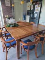 vierkante eettafel, Huis en Inrichting, Tafels | Eettafels, Ophalen, Gebruikt, Vierkant, Vijf personen of meer