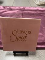 Decoratief Tegeltje 'Love is Sweet', Ophalen of Verzenden, Zo goed als nieuw