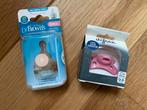 Dr Browns halsflesspeen 0m+ en Difrax speen 0-6 mnd nieuw, Ophalen of Verzenden, Nieuw, Overige typen