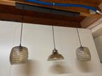 Moderne Hanglamp met Smoke Glas, Huis en Inrichting, Lampen | Hanglampen, Ophalen, Nieuw, Glas, Minder dan 50 cm