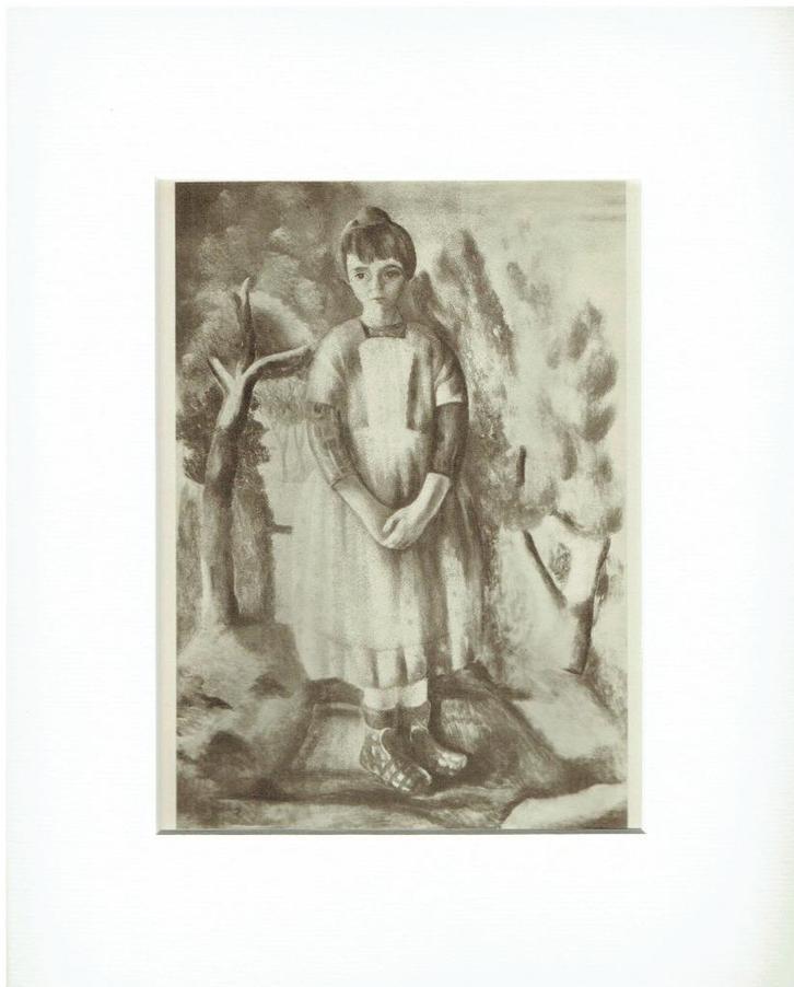 MOISE KISLING Jeune Provençale, Antiek en Kunst, Kunst | Litho's en Zeefdrukken, Ophalen of Verzenden