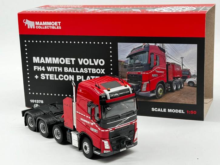 WSI VOLVO FH globetrotter 8x4 MAMMOET, Hobby en Vrije tijd, Modelauto's | 1:50, Nieuw, Bus of Vrachtwagen, Wsi, Ophalen of Verzenden
