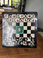 Magnetisch Schaakbord - Vintage Reis Schaakspel, Hobby en Vrije tijd, Gezelschapsspellen | Bordspellen, Een of twee spelers, Ophalen of Verzenden
