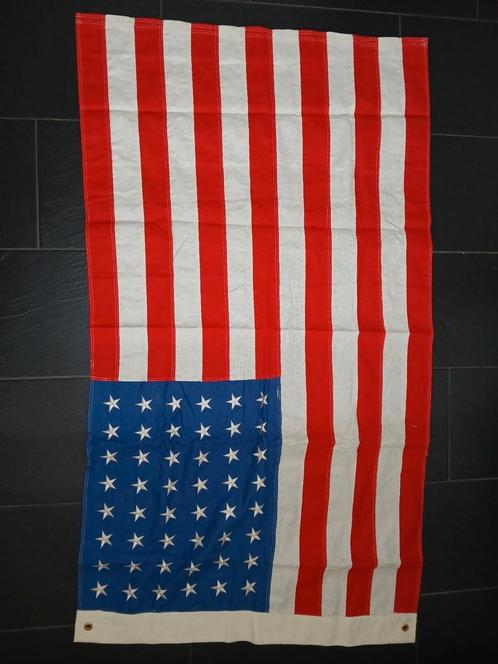 US ww2 48 star flag hoge kwaliteit repro., Verzamelen, Militaria | Tweede Wereldoorlog, Landmacht, Embleem of Badge, Amerika, Ophalen of Verzenden
