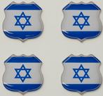 3D Israel gel vlag stickers UV-bestendig, Verzenden, Nieuw, Overige typen