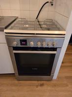 Bosch Gasfornuis met Elektrische Oven - 4 pits, Ophalen, Gebruikt, 60 cm of meer, 4 kookzones