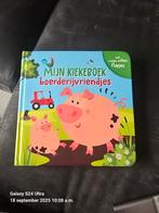 Mijn Kiekeboek Boerderijvriendjes - Voelboek, Ophalen of Verzenden, Zo goed als nieuw, Uitklap-, Voel- of Ontdekboek, 1 tot 2 jaar