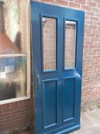 Voordeur met dubbele glas erin, Ophalen, Gebruikt, 80 tot 100 cm, Buitendeur