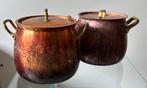 Set koperen pannen/potten, Ophalen of Verzenden
