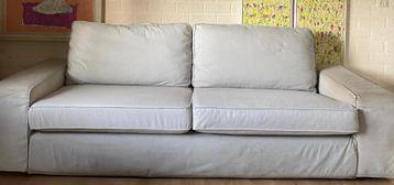 Kivik Ikea Bank 3-persoons in mooie lichtgrijze kleur - afbeelding 1