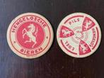 Hengelosche bieren bierviltje met achterop 3 wapens, Ophalen of Verzenden, Gebruikt, Viltje(s), Overige merken