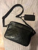 Louis Vuitton Duo Messenger, Sieraden, Tassen en Uiterlijk, Tassen | Schoudertassen, Overige merken, Gebruikt, Zwart, Ophalen of Verzenden