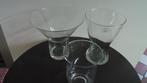 3 glazen vazen, Overige kleuren, Ophalen of Verzenden, Minder dan 50 cm, Glas
