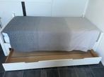 1-persoonsbed met lade - extra slaapruimte!, Gebruikt, 90 cm, Eenpersoons, Wit