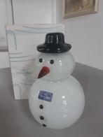 Sneeuwpop van glas Kerst Villeroy en Boch, Ophalen of Verzenden, Zo goed als nieuw