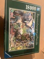 Ravensburger Puzzel - Bij de Drinkplaats - 18000 stukjes, Hobby en Vrije tijd, Denksport en Puzzels, Ophalen of Verzenden, Meer dan 1500 stukjes
