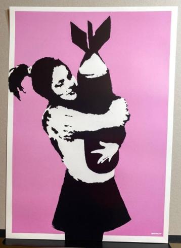 Banksy (1974) - Bomb Love (Bomb Hugger) beschikbaar voor biedingen