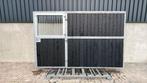 Voorwand met deur links| 3500 x 2200 mm. | B-Keuze, Dieren en Toebehoren, Weidegang, 4 paarden of pony's of meer