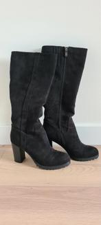 Manfield/La Strada suede boots/laarzen with heels/hakken, Manfield, Ophalen of Verzenden, Schoenen met hoge hakken, Zo goed als nieuw