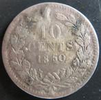 10 Cent 1850, Postzegels en Munten, Munten | Nederland, Koning Willem III, Verzenden, Zilver, 10 cent