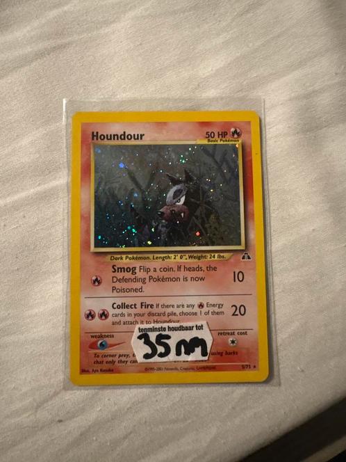 Houndour #5/75 Holo, Hobby en Vrije tijd, Verzamelkaartspellen | Pokémon, Zo goed als nieuw, Losse kaart, Ophalen of Verzenden