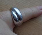 zilveren TiSento cross over ring [106], Verzenden, Dame, Zilver, Zilver