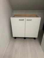 Dubbele Bribus onderkast - geschikt voor gootsteen, Wit, Zo goed als nieuw, Minder dan 100 cm, 50 tot 75 cm