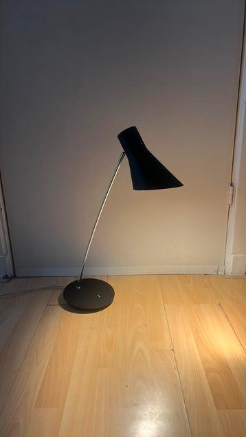 Massive bureaulamp leeslamp tafellamp zwart chroom beschikbaar voor biedingen